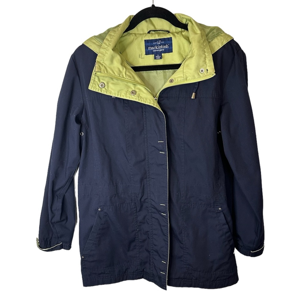 Mackintosh New England Women's Blue Lightweight Spring Jacket - Pre-owned Small